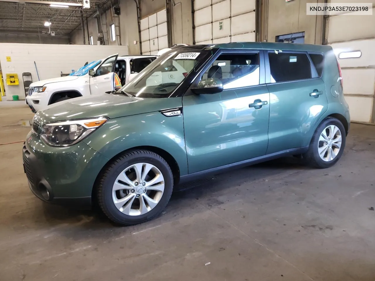 2014 Kia Soul + VIN: KNDJP3A53E7023198 Lot: 71559214