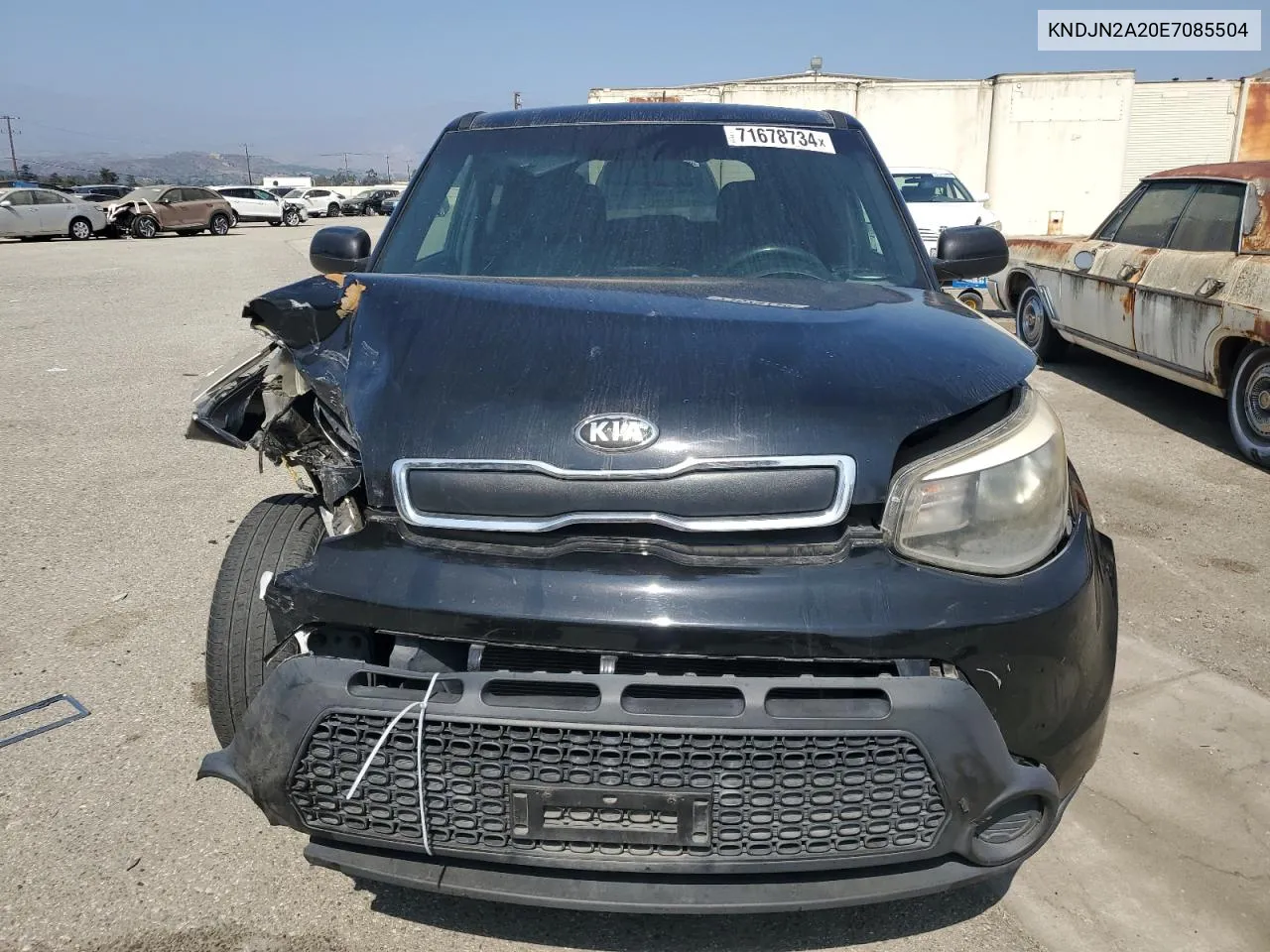 2014 Kia Soul VIN: KNDJN2A20E7085504 Lot: 71678734