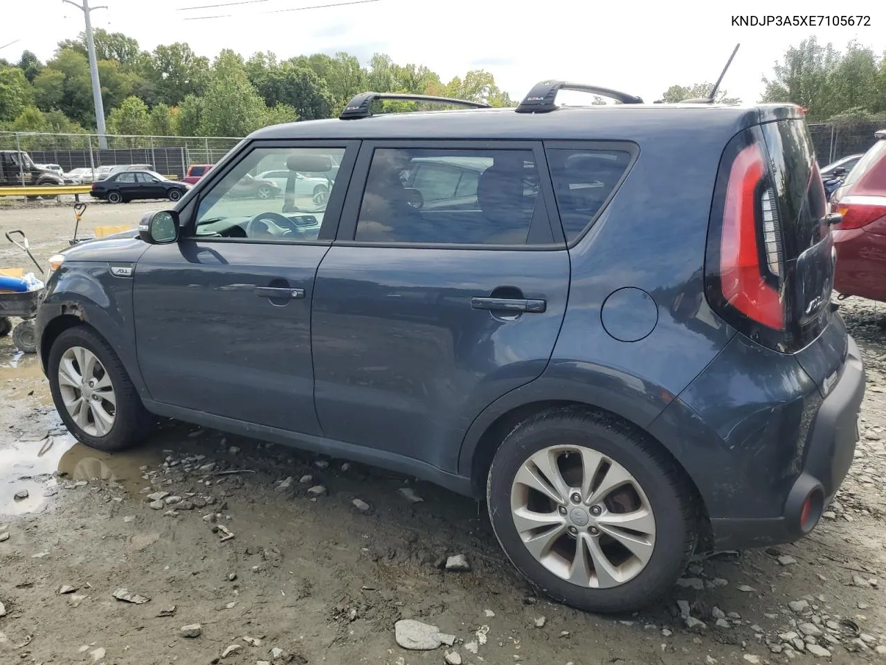 2014 Kia Soul + VIN: KNDJP3A5XE7105672 Lot: 71806014