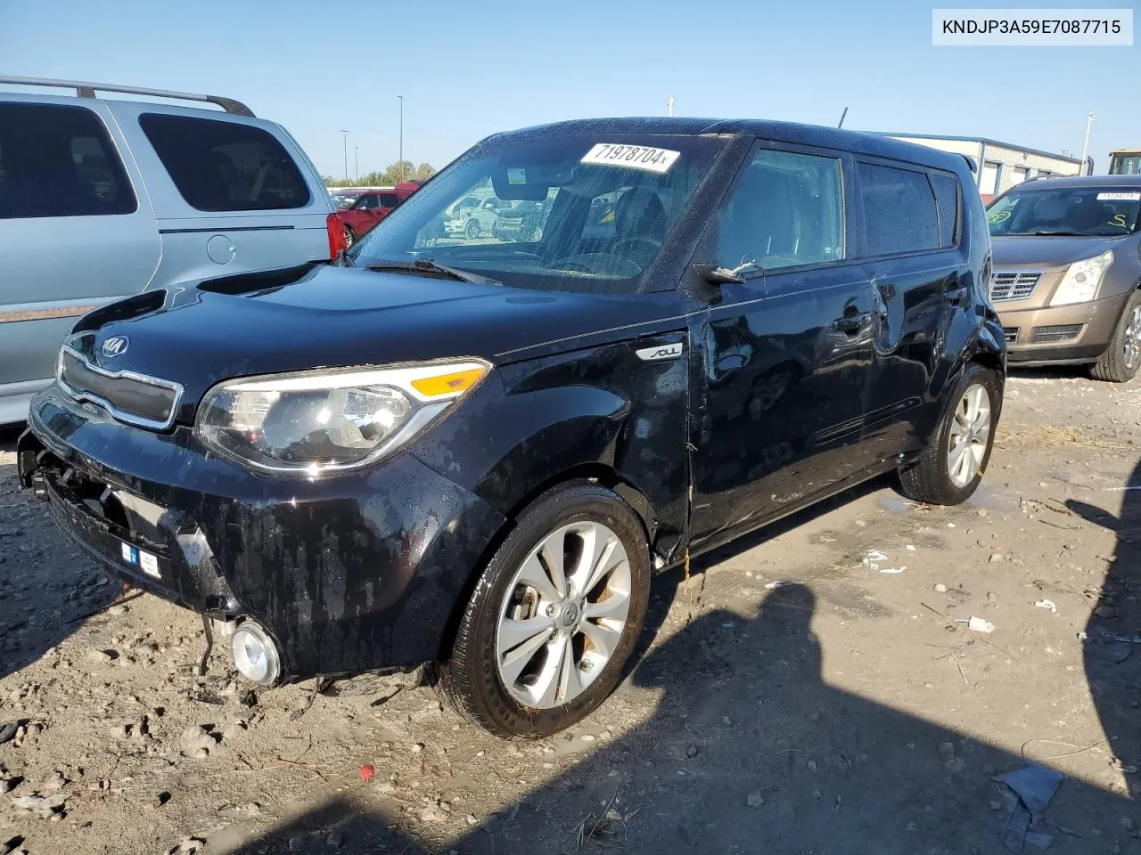 2014 Kia Soul + VIN: KNDJP3A59E7087715 Lot: 71978704