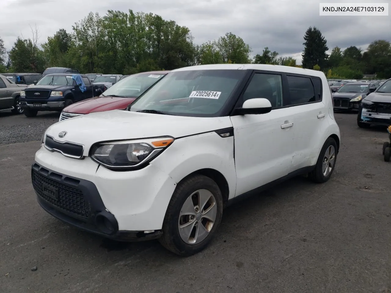 2014 Kia Soul VIN: KNDJN2A24E7103129 Lot: 72025614