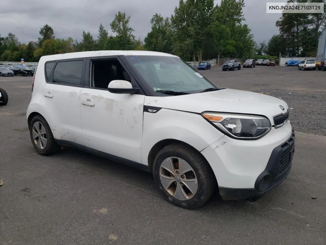 2014 Kia Soul VIN: KNDJN2A24E7103129 Lot: 72025614