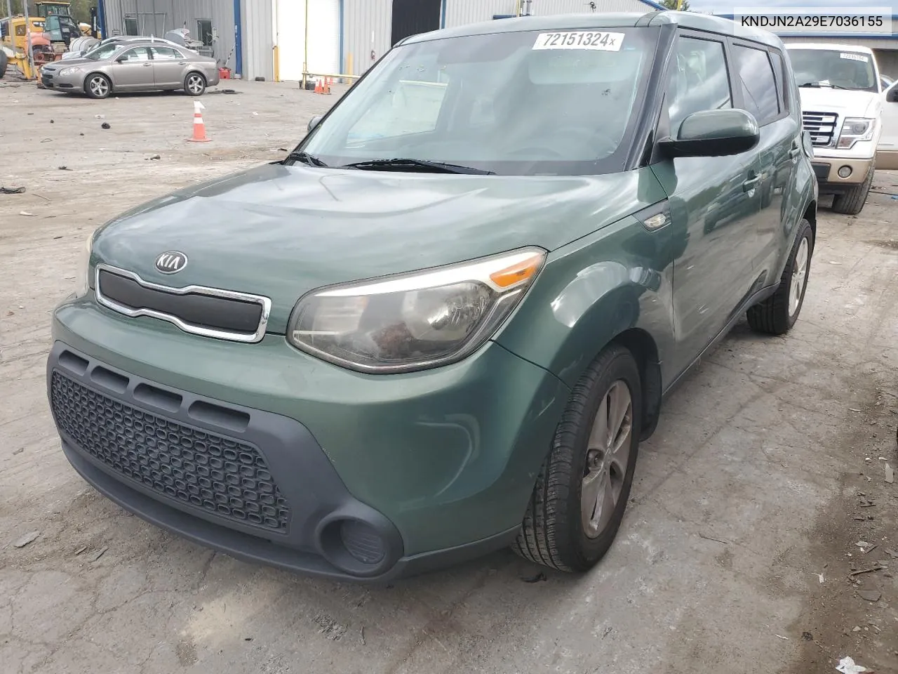 2014 Kia Soul VIN: KNDJN2A29E7036155 Lot: 72151324