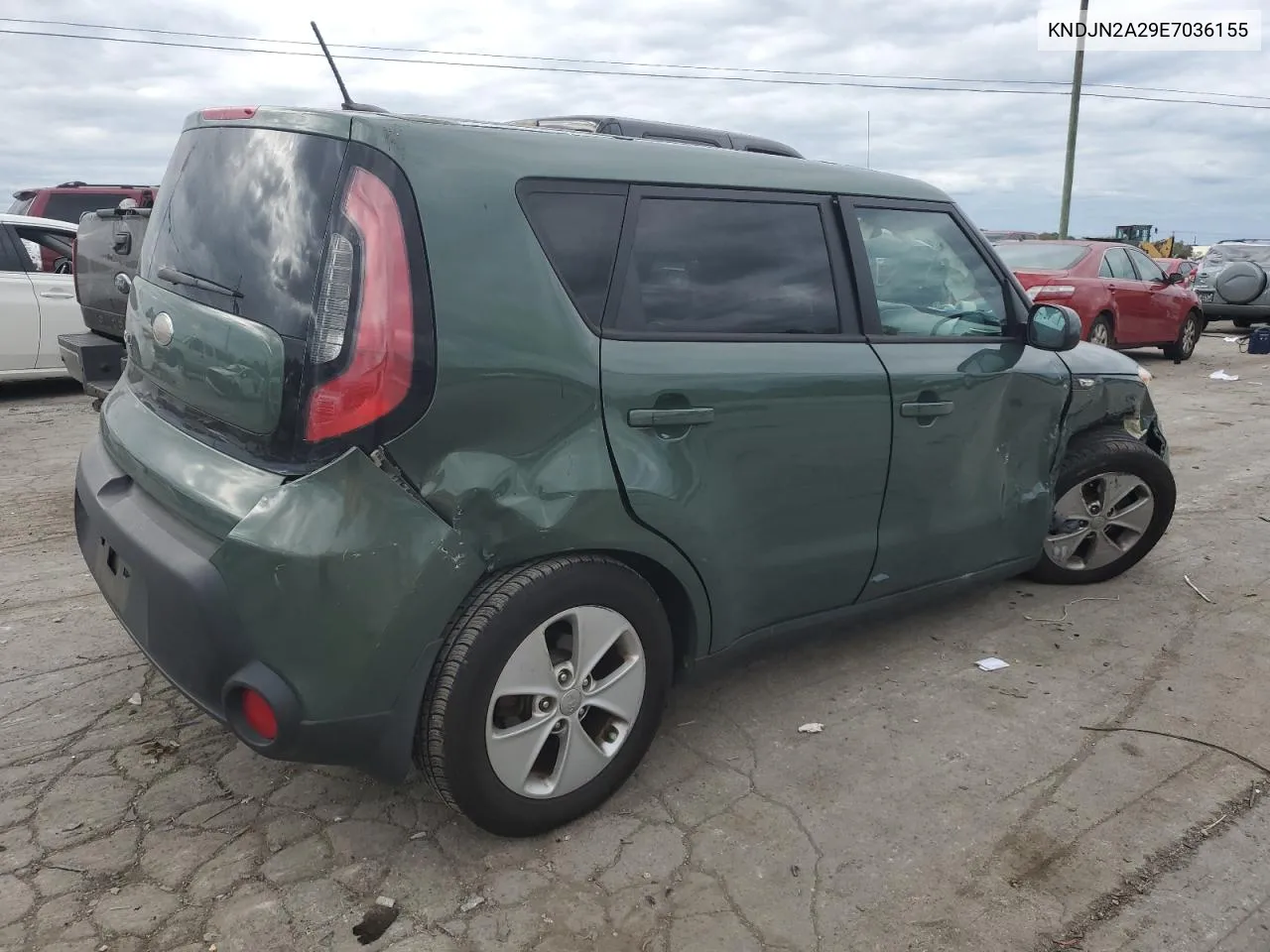 2014 Kia Soul VIN: KNDJN2A29E7036155 Lot: 72151324