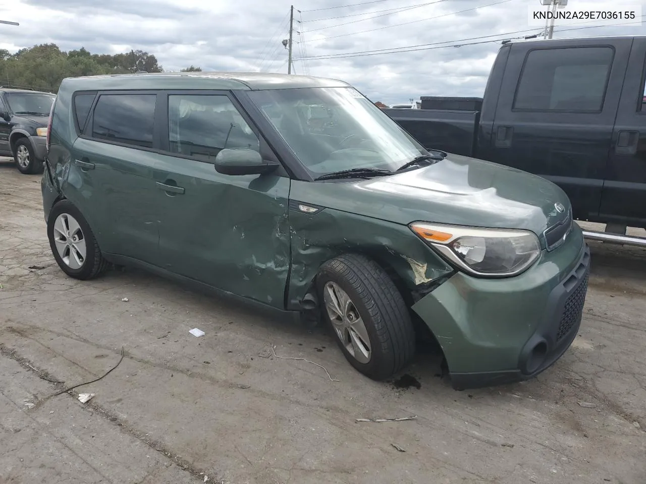 2014 Kia Soul VIN: KNDJN2A29E7036155 Lot: 72151324