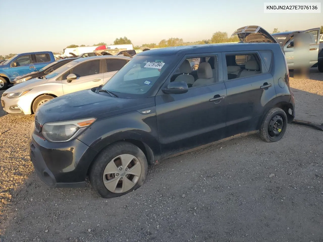 2014 Kia Soul VIN: KNDJN2A27E7076136 Lot: 72197394