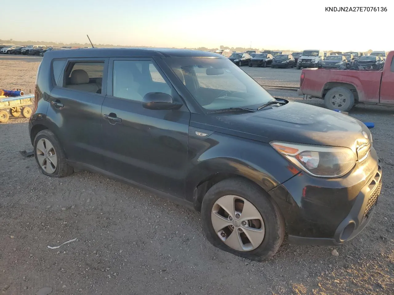 2014 Kia Soul VIN: KNDJN2A27E7076136 Lot: 72197394