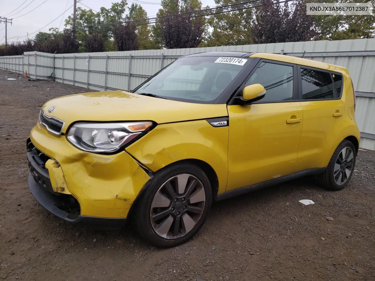 2014 Kia Soul ! VIN: KNDJX3A56E7012387 Lot: 72320174