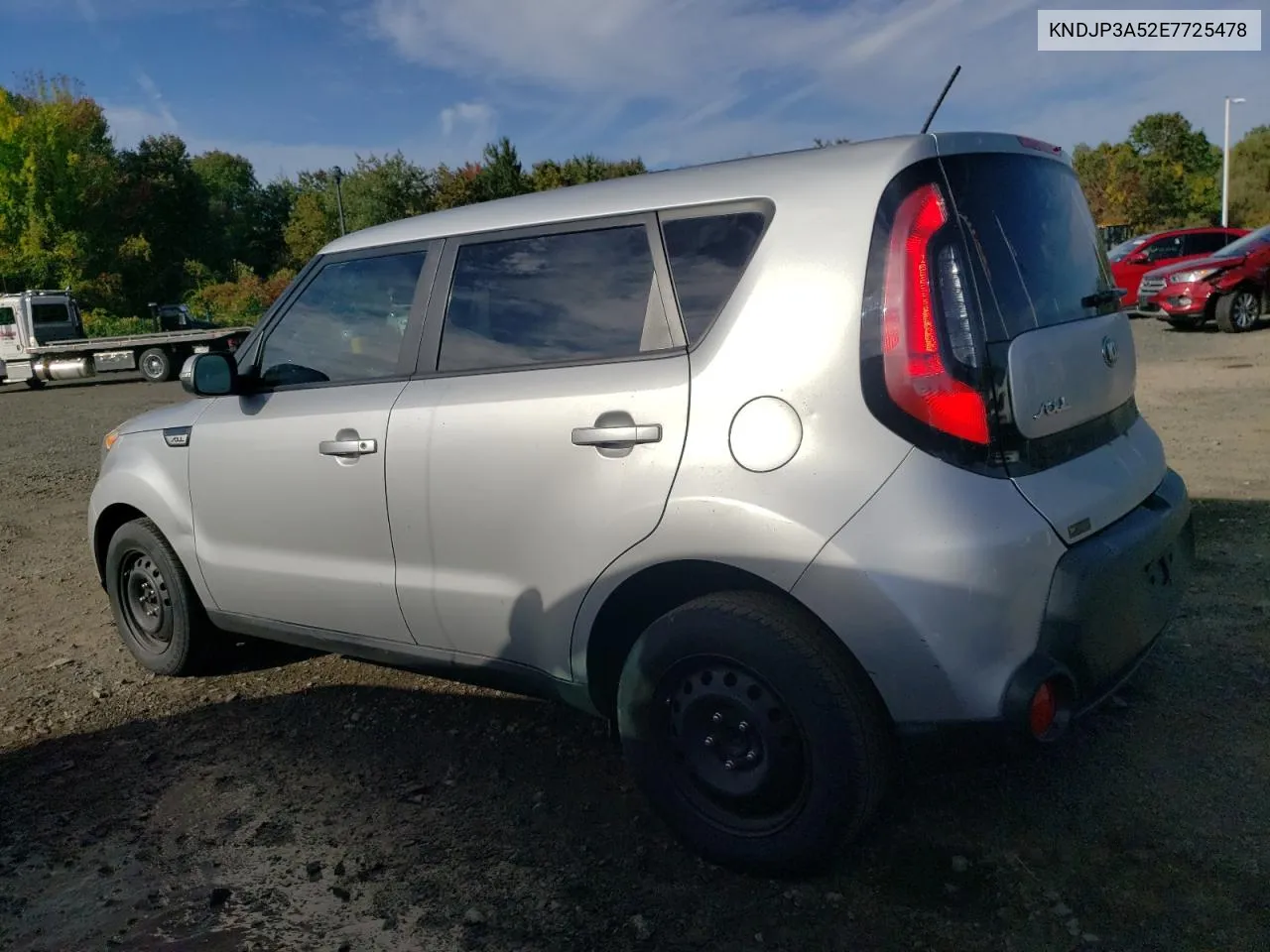 2014 Kia Soul + VIN: KNDJP3A52E7725478 Lot: 73024744