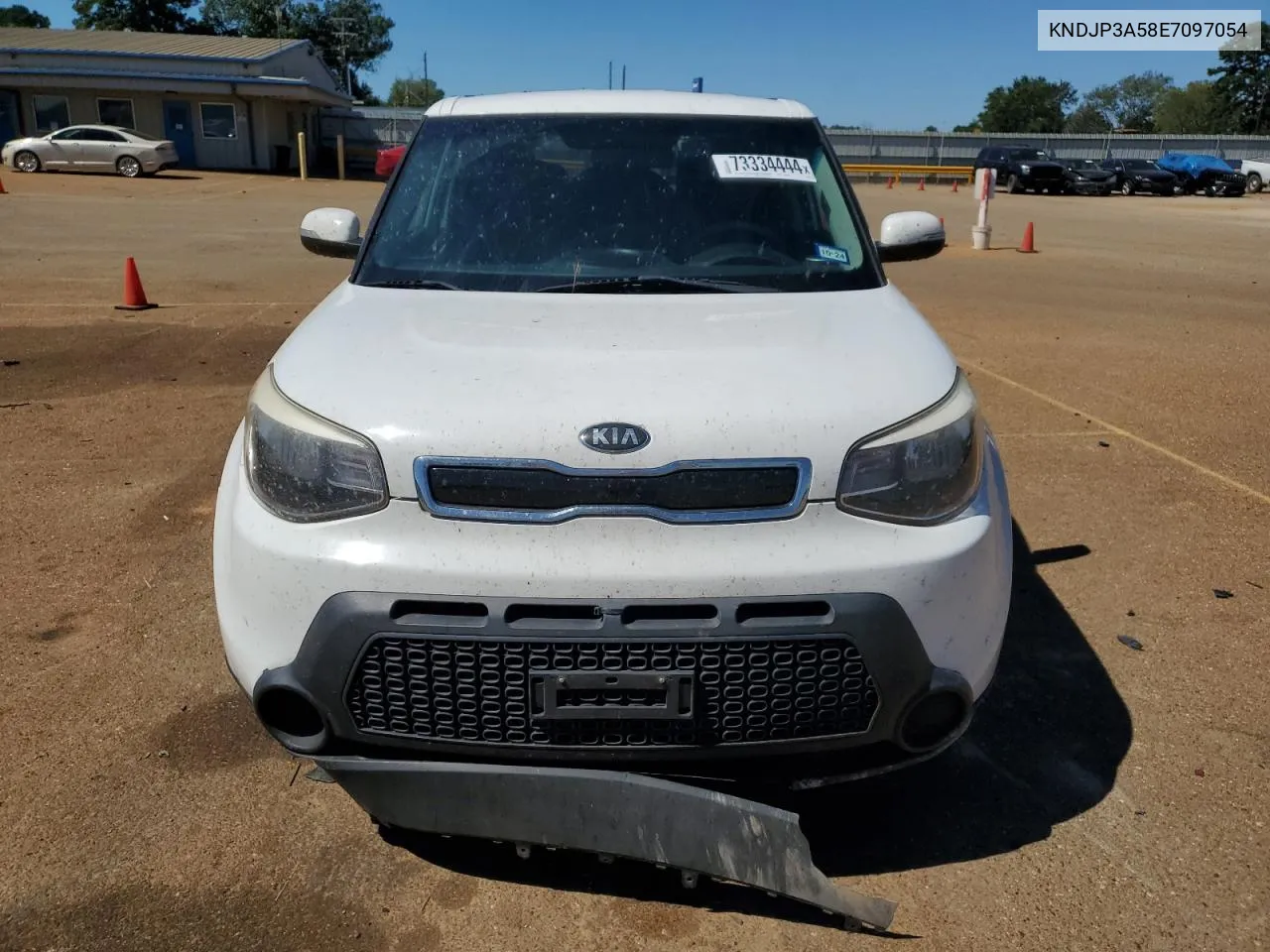 2014 Kia Soul + VIN: KNDJP3A58E7097054 Lot: 73334444