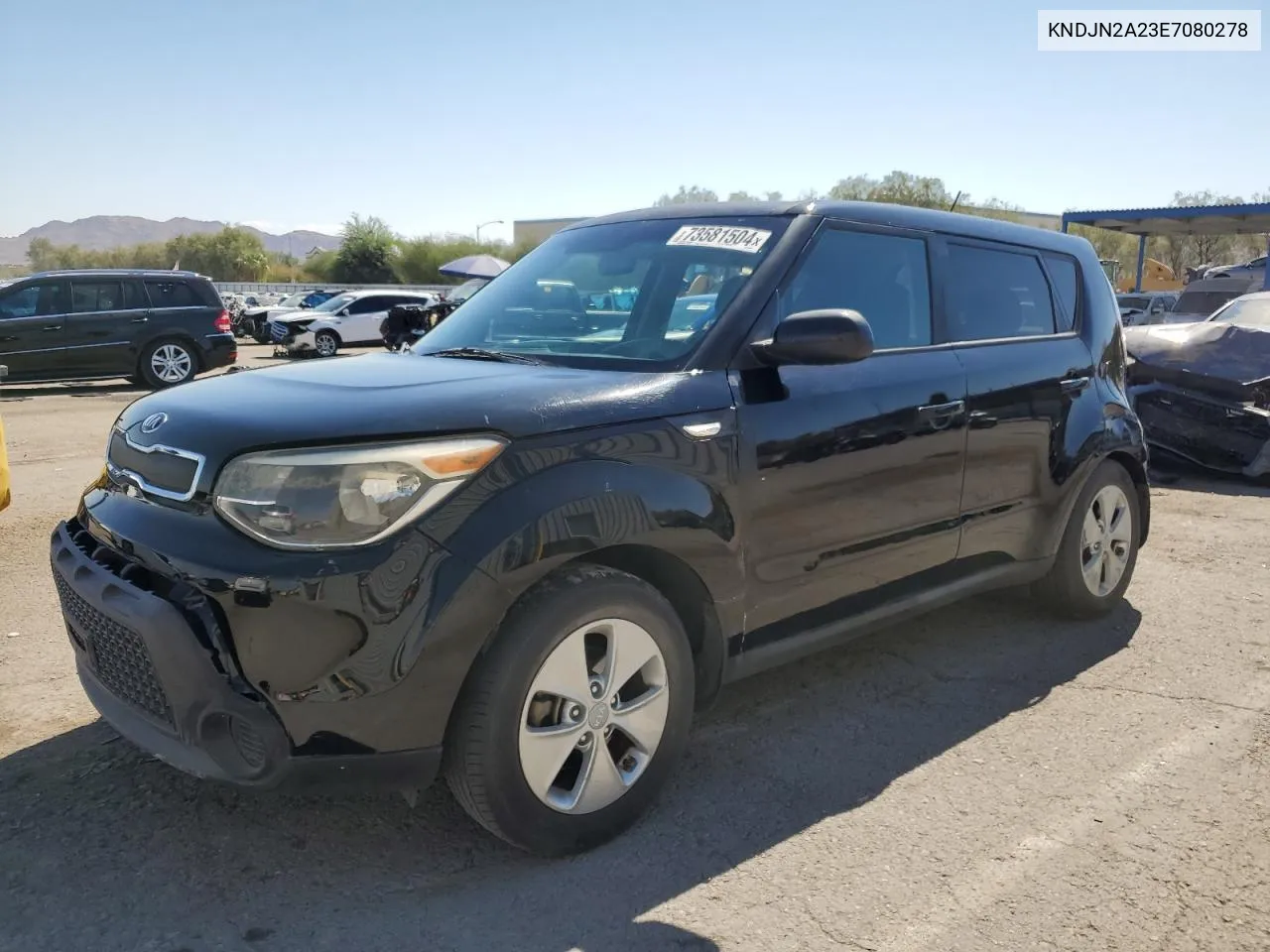 KNDJN2A23E7080278 2014 Kia Soul