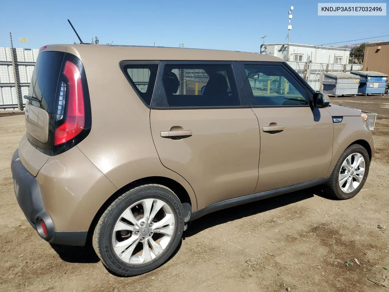 2014 Kia Soul + VIN: KNDJP3A51E7032496 Lot: 73785344