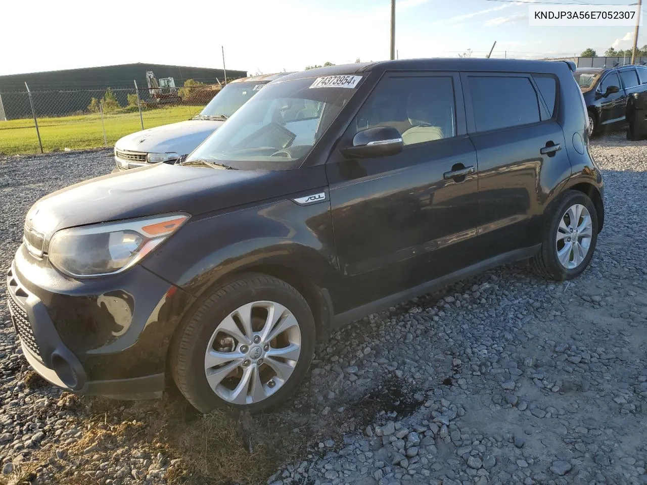 2014 Kia Soul + VIN: KNDJP3A56E7052307 Lot: 74373954