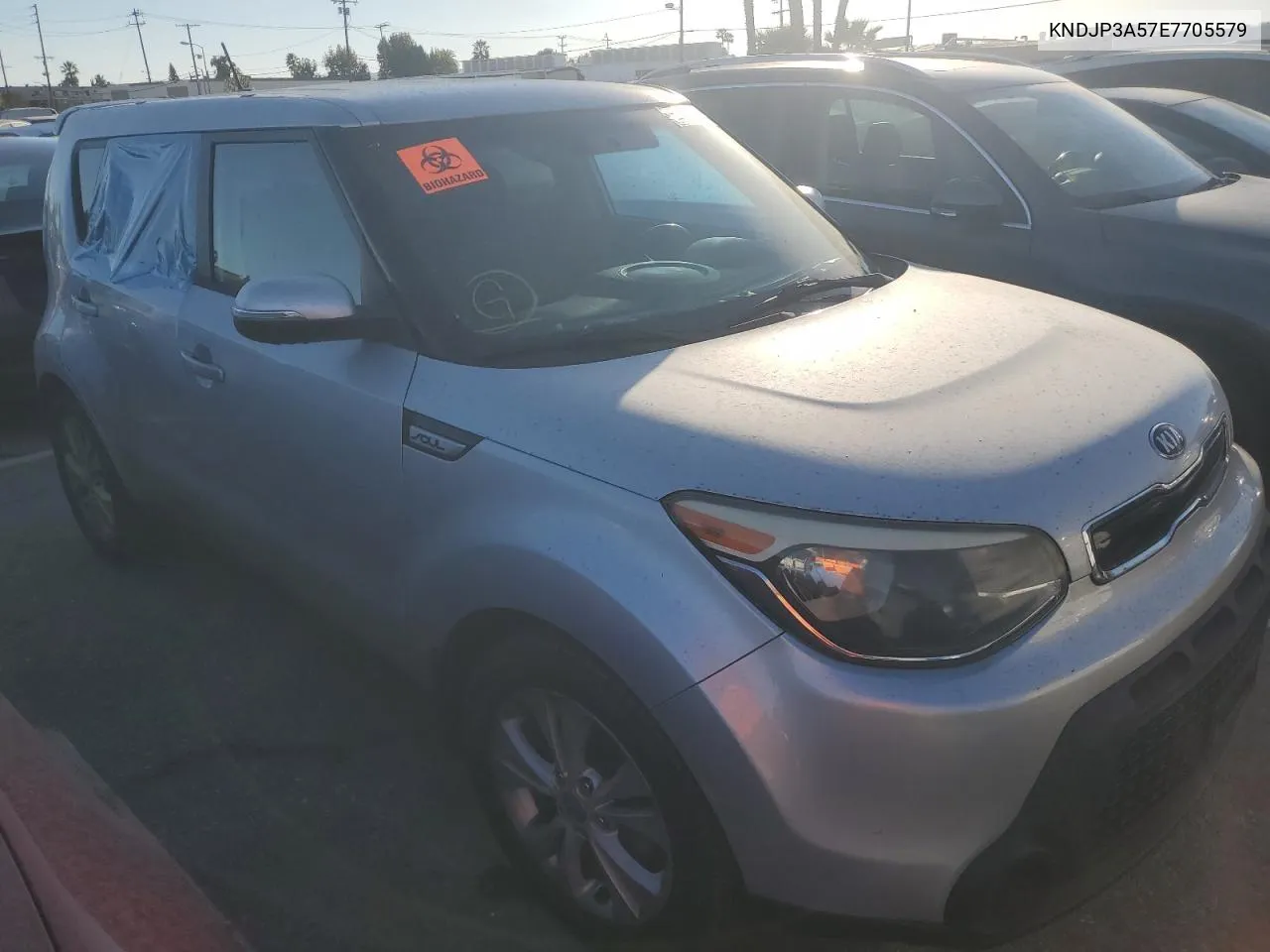 2014 Kia Soul + VIN: KNDJP3A57E7705579 Lot: 74394324