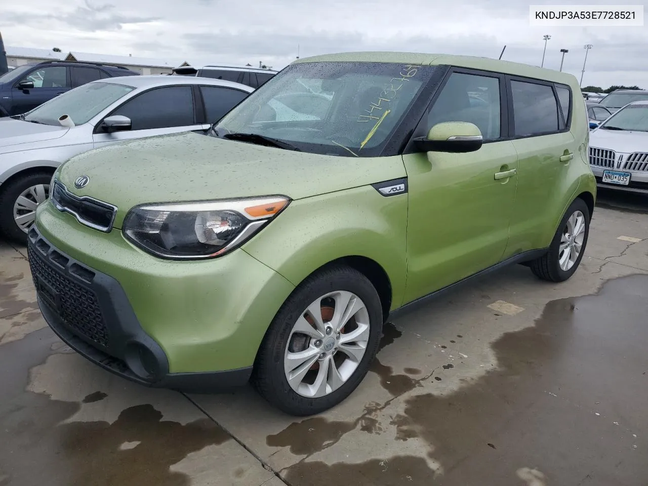 2014 Kia Soul + VIN: KNDJP3A53E7728521 Lot: 74432764