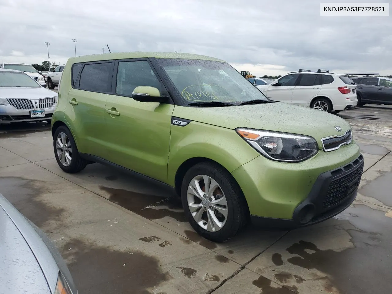 2014 Kia Soul + VIN: KNDJP3A53E7728521 Lot: 74432764