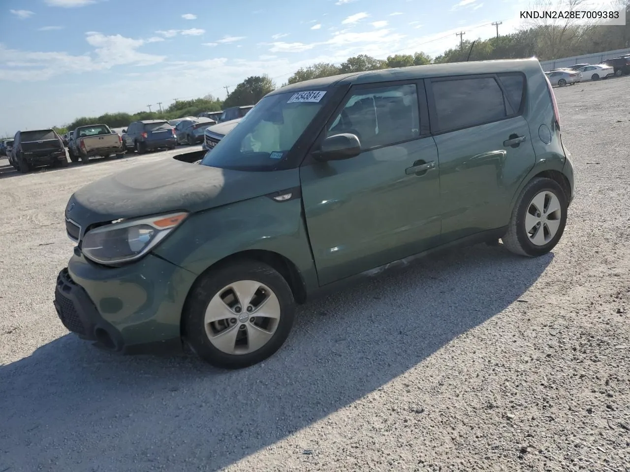 2014 Kia Soul VIN: KNDJN2A28E7009383 Lot: 74543814