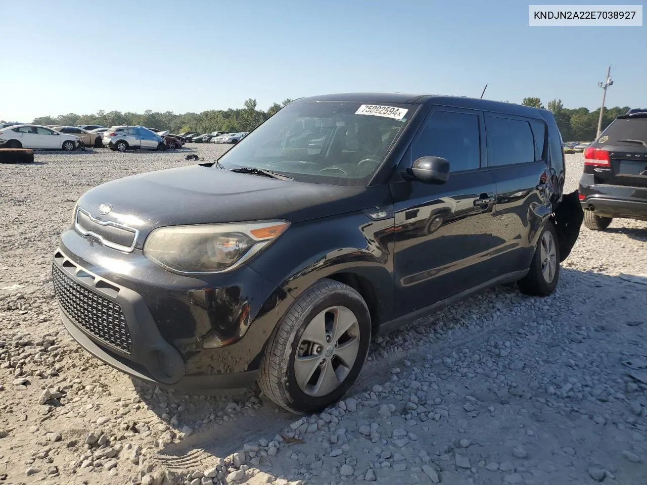 2014 Kia Soul VIN: KNDJN2A22E7038927 Lot: 75092594