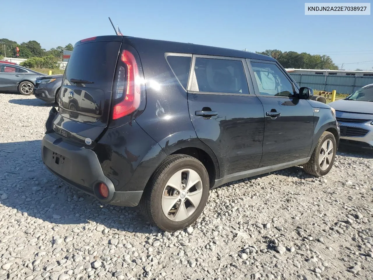 2014 Kia Soul VIN: KNDJN2A22E7038927 Lot: 75092594