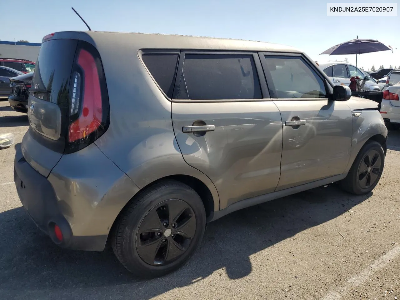 2014 Kia Soul VIN: KNDJN2A25E7020907 Lot: 75122073