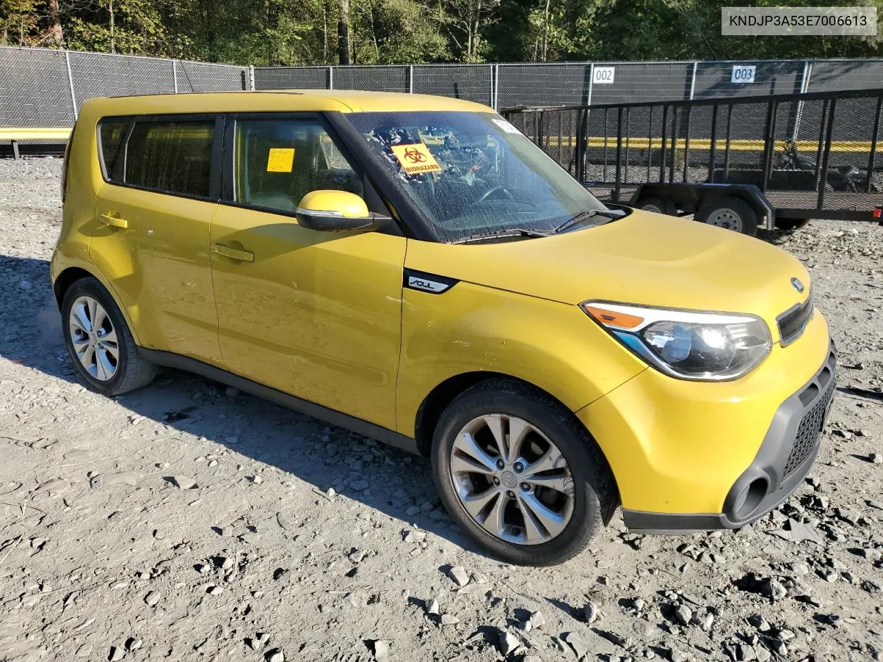 2014 Kia Soul + VIN: KNDJP3A53E7006613 Lot: 75184674