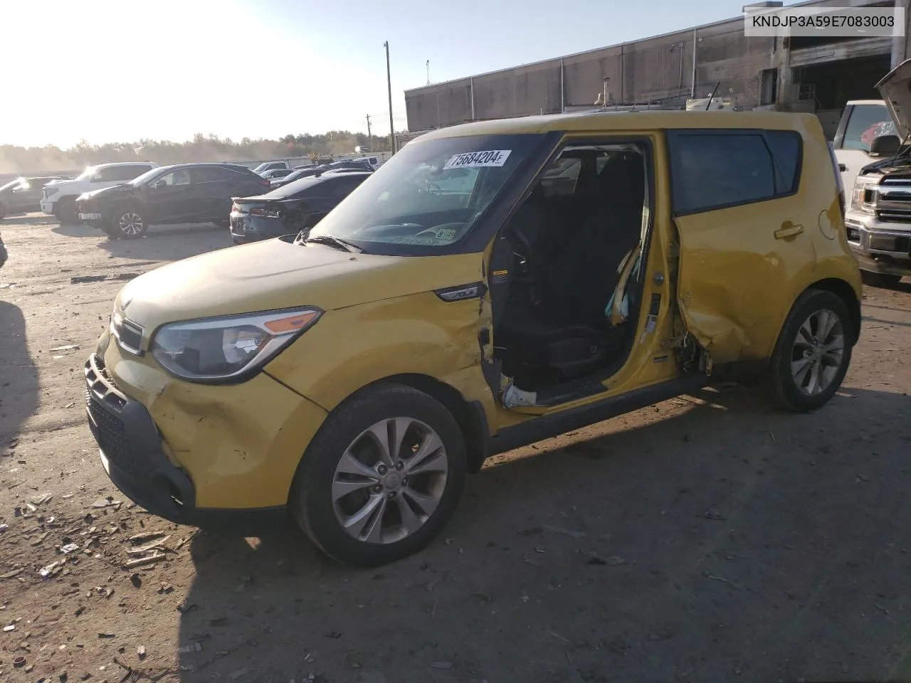 2014 Kia Soul + VIN: KNDJP3A59E7083003 Lot: 75684204