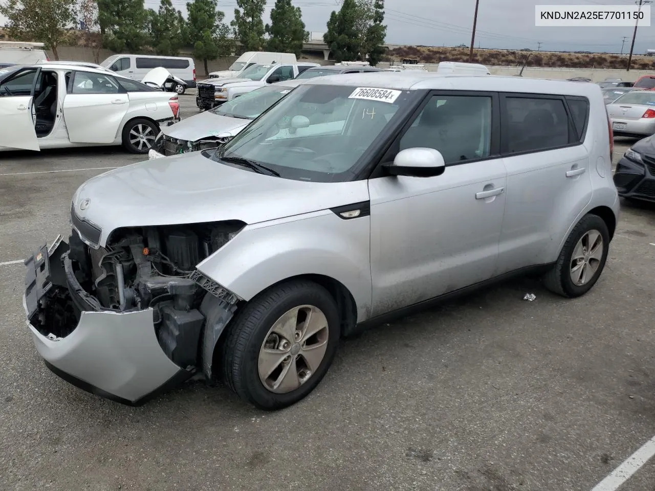 2014 Kia Soul VIN: KNDJN2A25E7701150 Lot: 76608584