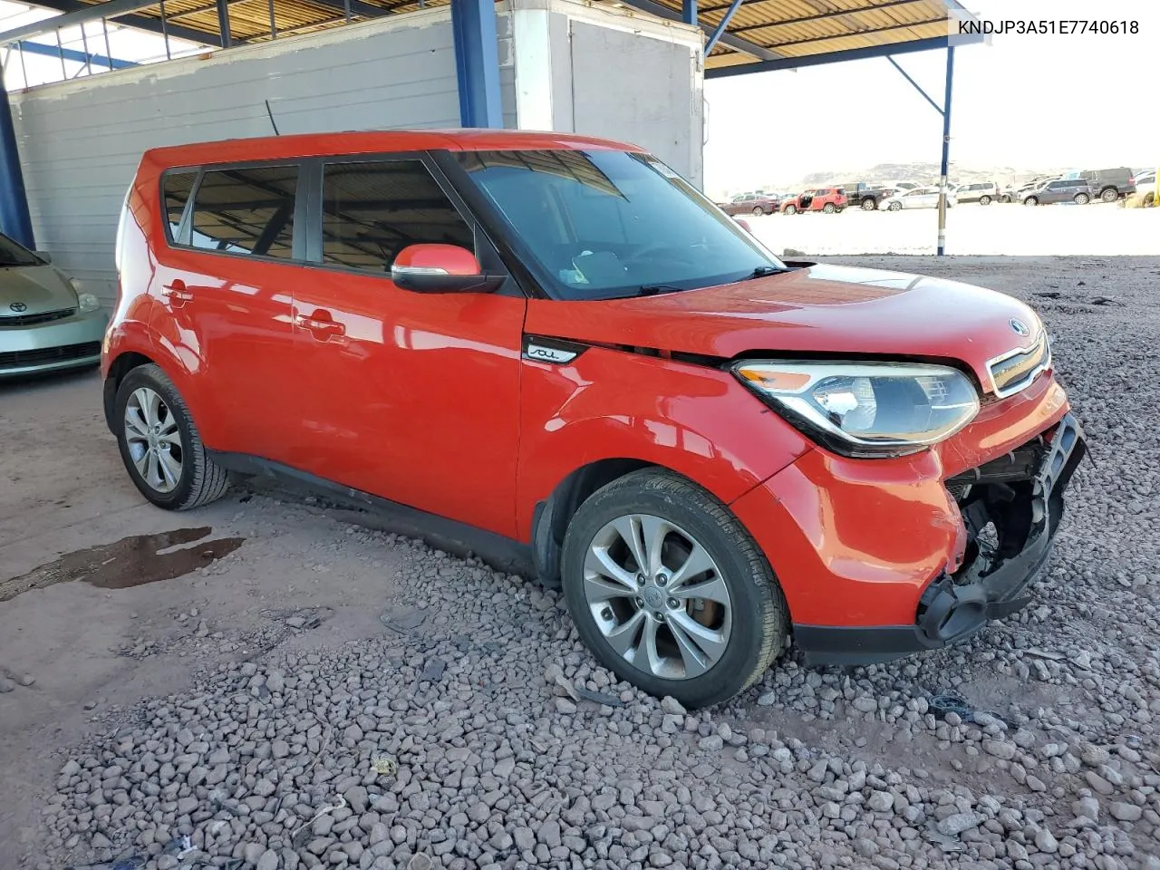 2014 Kia Soul + VIN: KNDJP3A51E7740618 Lot: 76846784