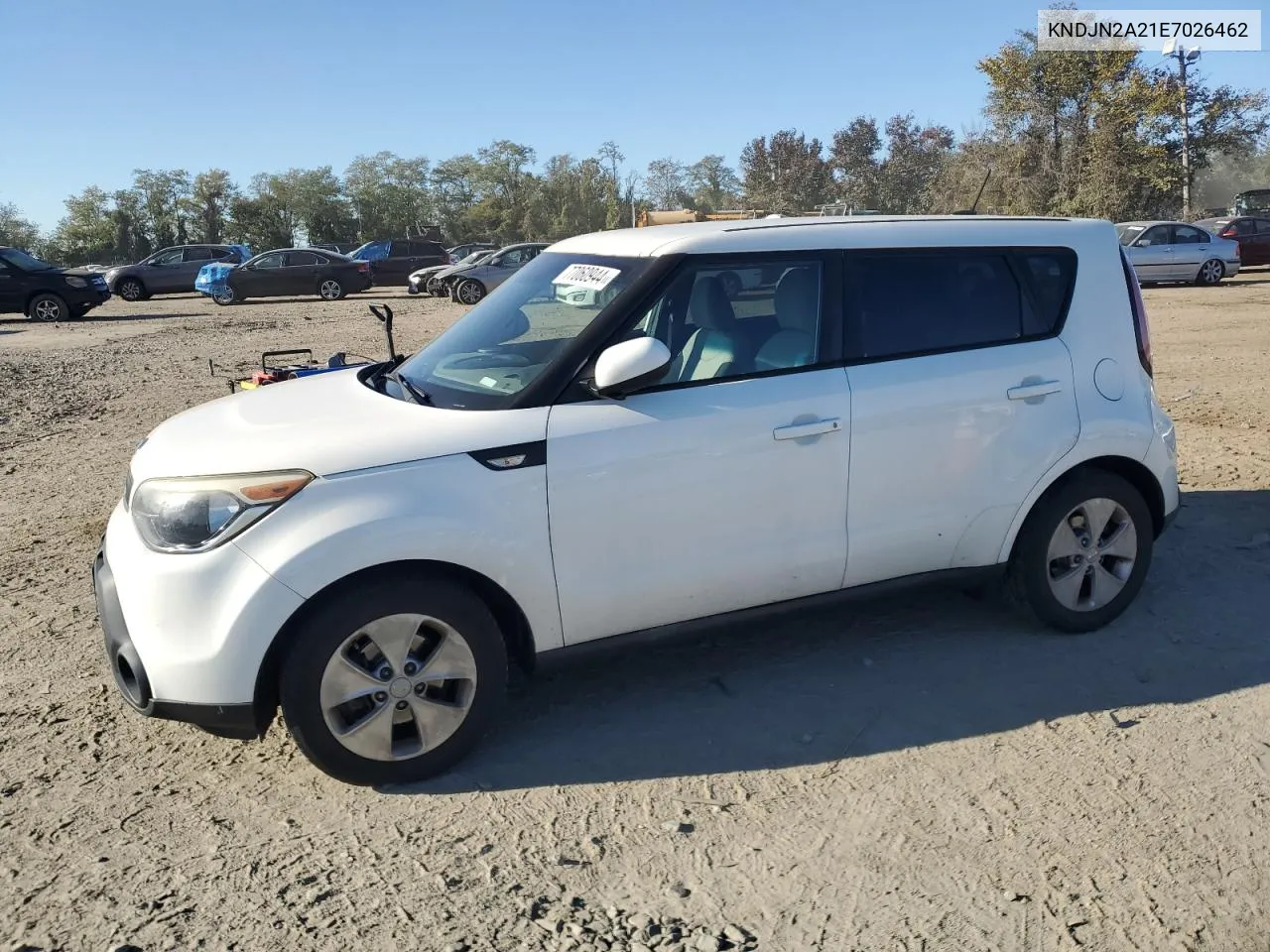 2014 Kia Soul VIN: KNDJN2A21E7026462 Lot: 77060944