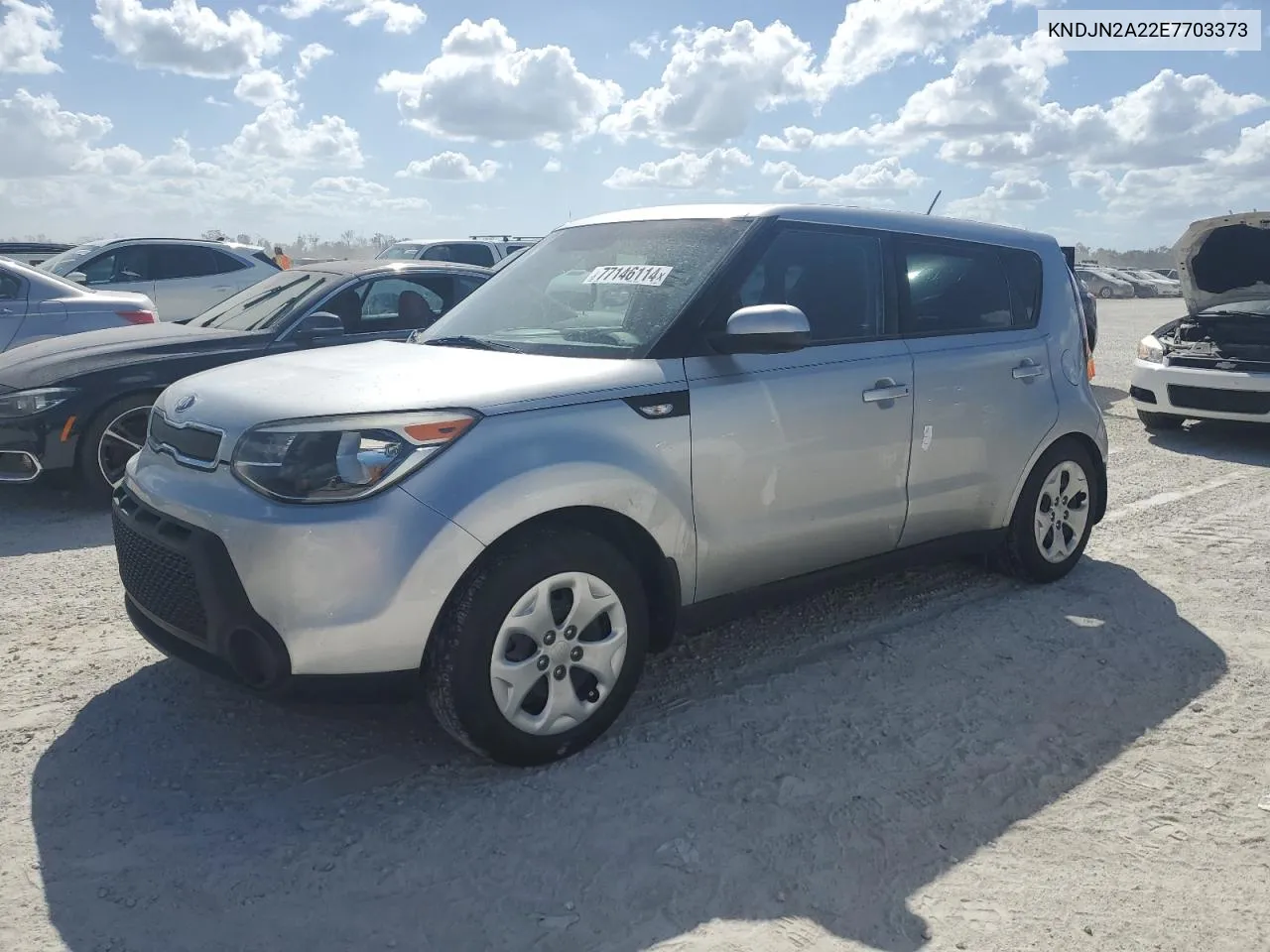 2014 Kia Soul VIN: KNDJN2A22E7703373 Lot: 77146114