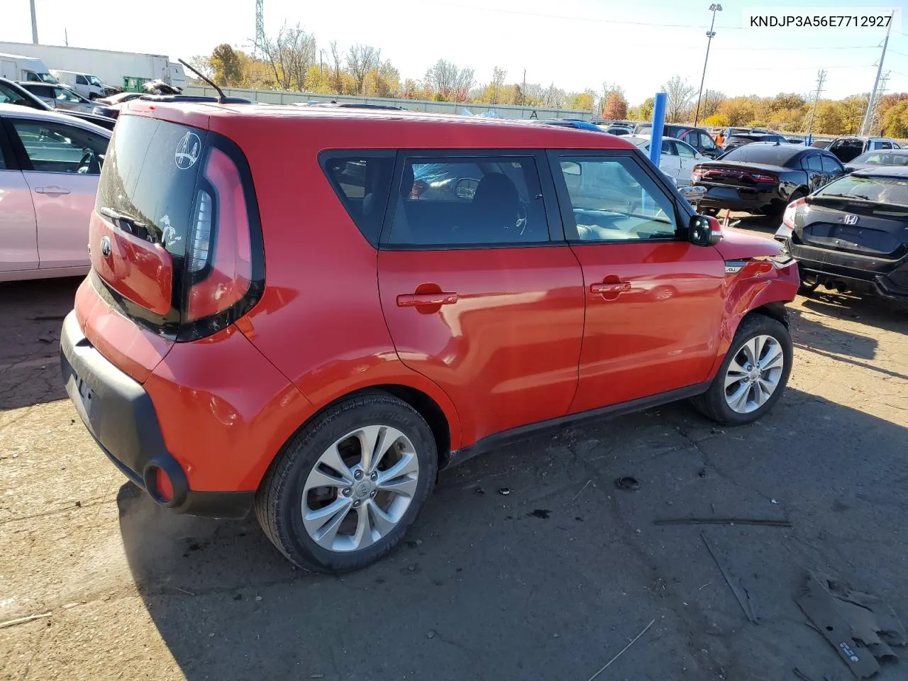 2014 Kia Soul + VIN: KNDJP3A56E7712927 Lot: 77659974