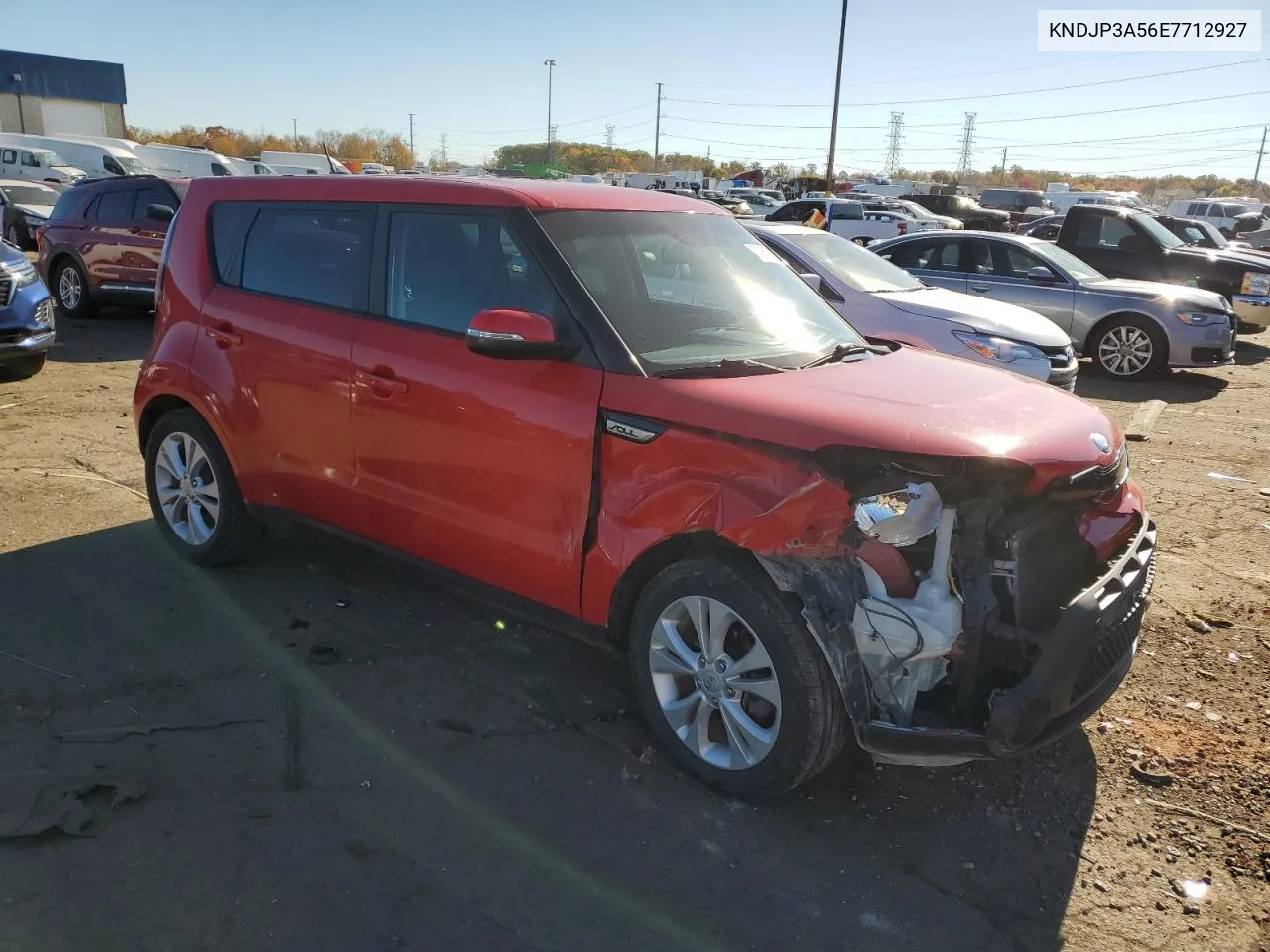 2014 Kia Soul + VIN: KNDJP3A56E7712927 Lot: 77659974