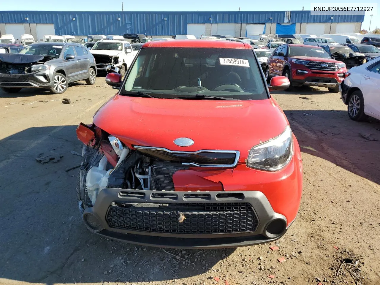 2014 Kia Soul + VIN: KNDJP3A56E7712927 Lot: 77659974