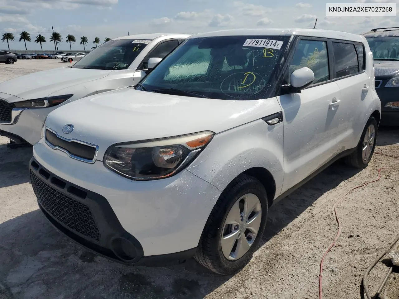 2014 Kia Soul VIN: KNDJN2A2XE7027268 Lot: 77911914