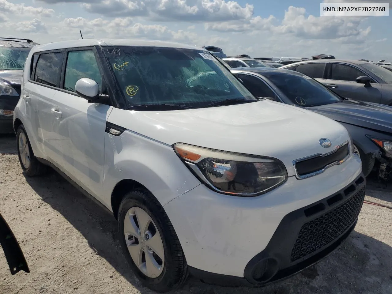 2014 Kia Soul VIN: KNDJN2A2XE7027268 Lot: 77911914