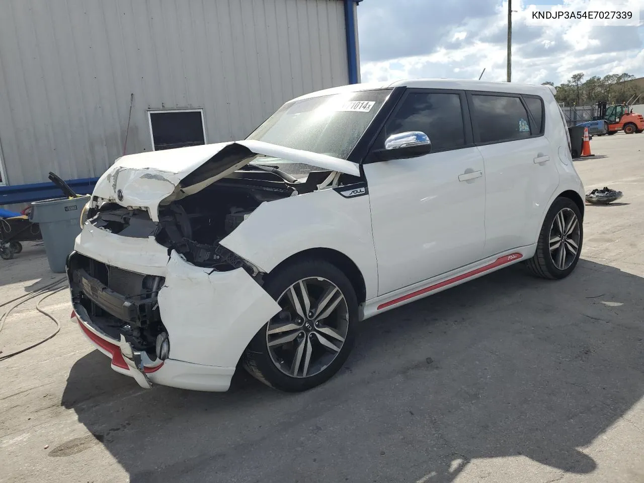 2014 Kia Soul + VIN: KNDJP3A54E7027339 Lot: 78071014