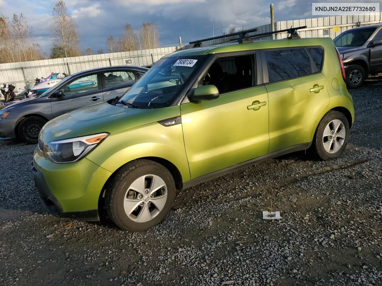 2014 Kia Soul VIN: KNDJN2A22E7732680 Lot: 78490134