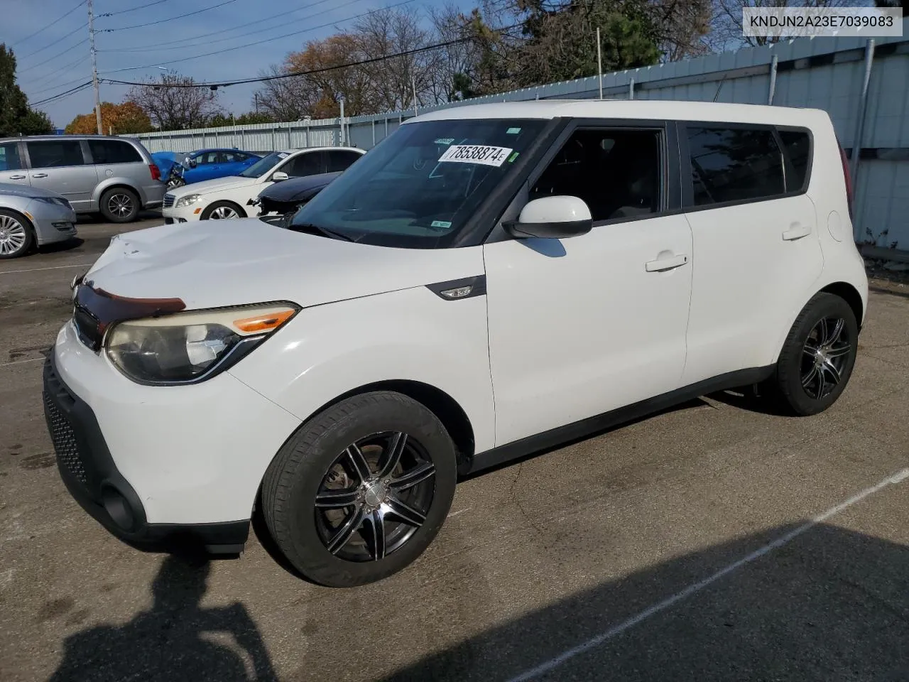 2014 Kia Soul VIN: KNDJN2A23E7039083 Lot: 78538874