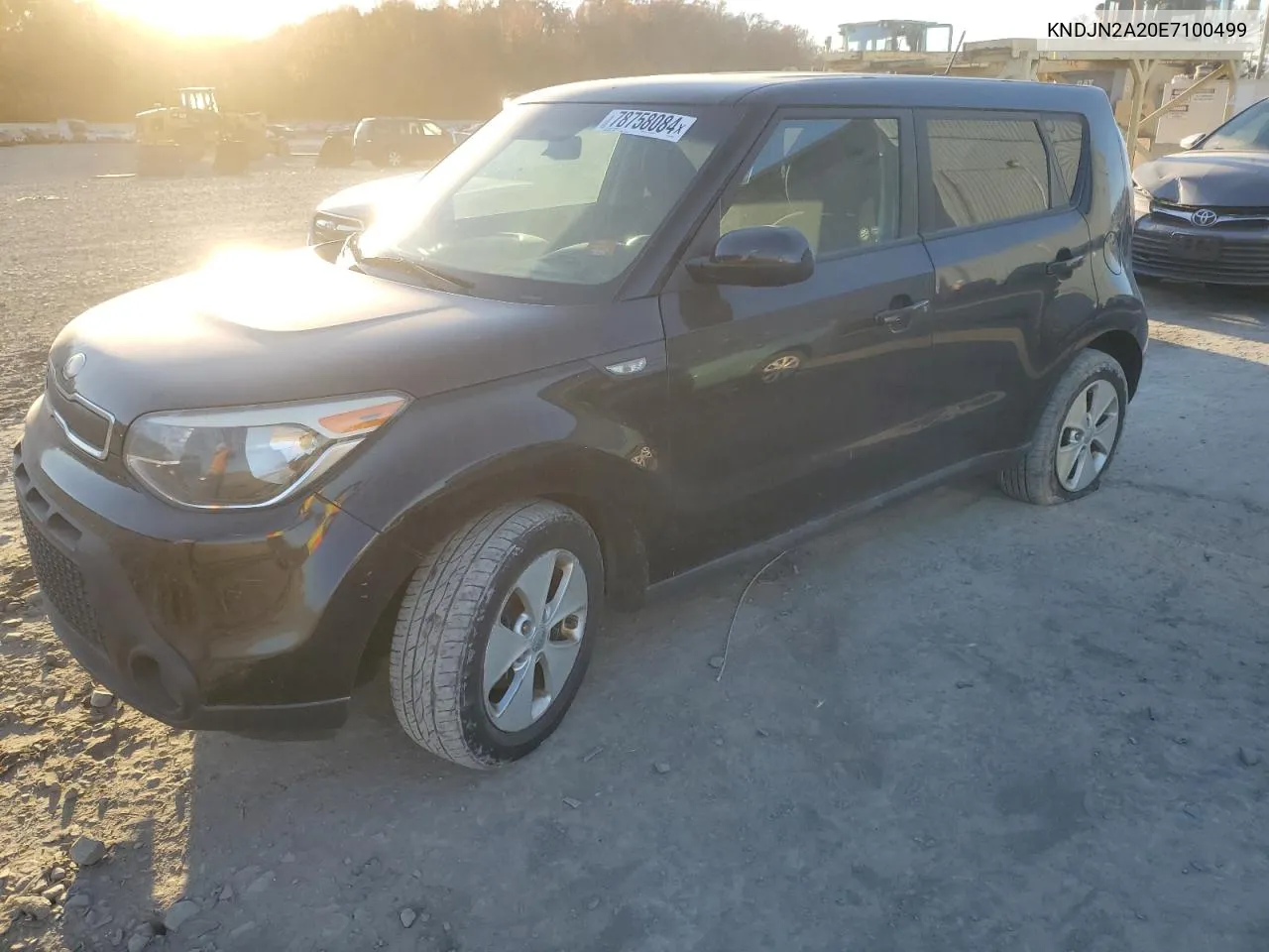 2014 Kia Soul VIN: KNDJN2A20E7100499 Lot: 78758084