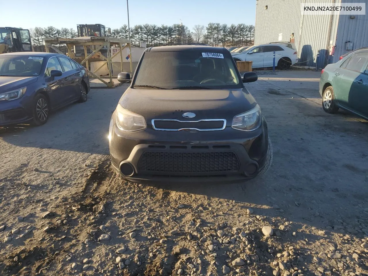 2014 Kia Soul VIN: KNDJN2A20E7100499 Lot: 78758084