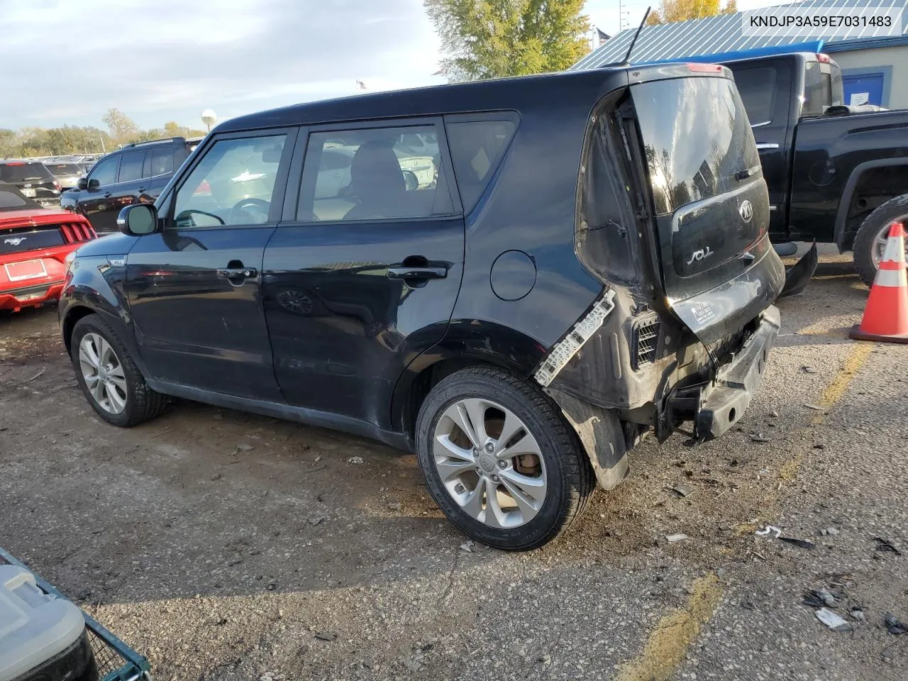 2014 Kia Soul + VIN: KNDJP3A59E7031483 Lot: 78833084