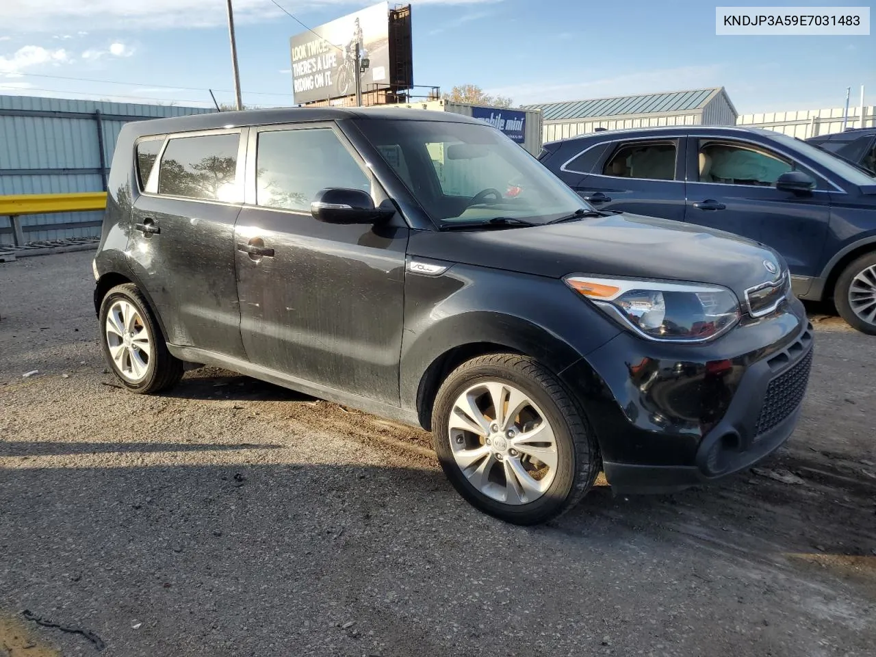 2014 Kia Soul + VIN: KNDJP3A59E7031483 Lot: 78833084