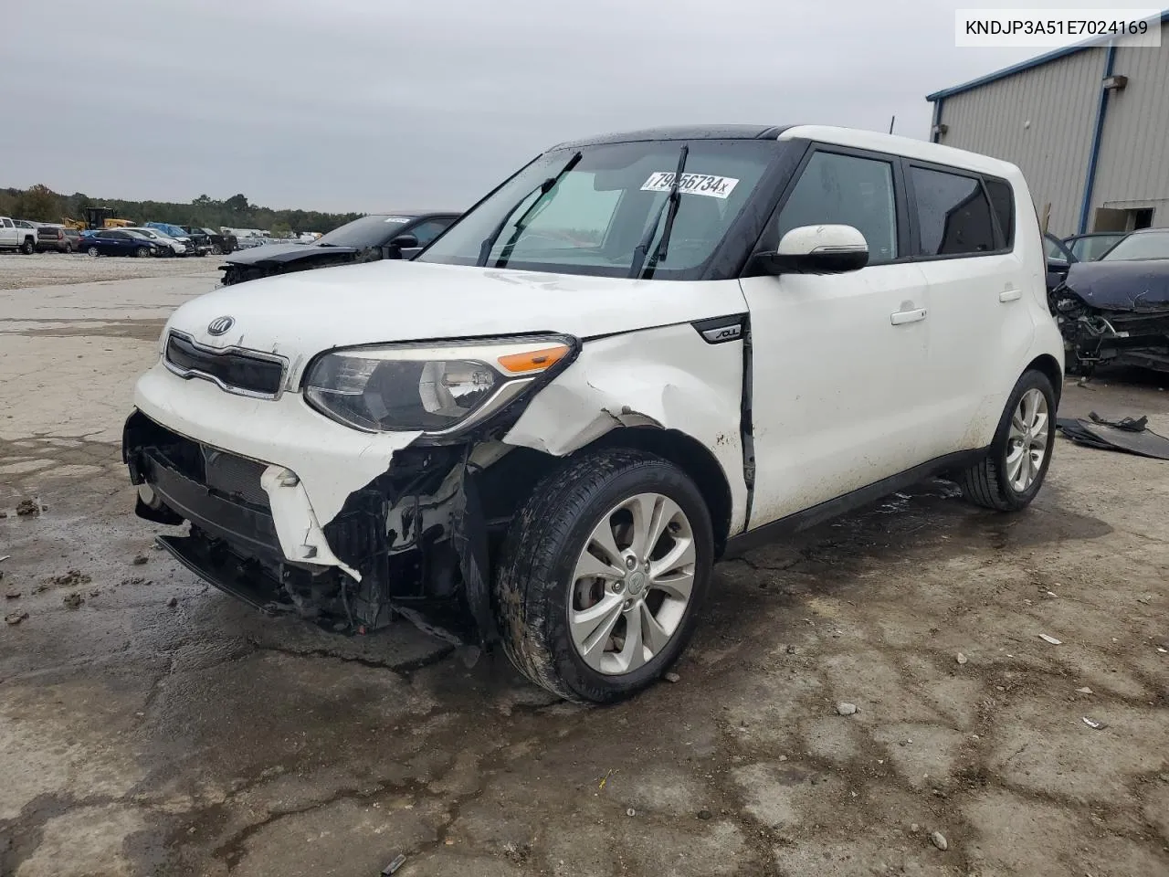 2014 Kia Soul + VIN: KNDJP3A51E7024169 Lot: 79056734