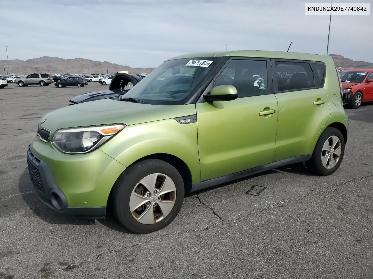 2014 Kia Soul VIN: KNDJN2A29E7740842 Lot: 79579764