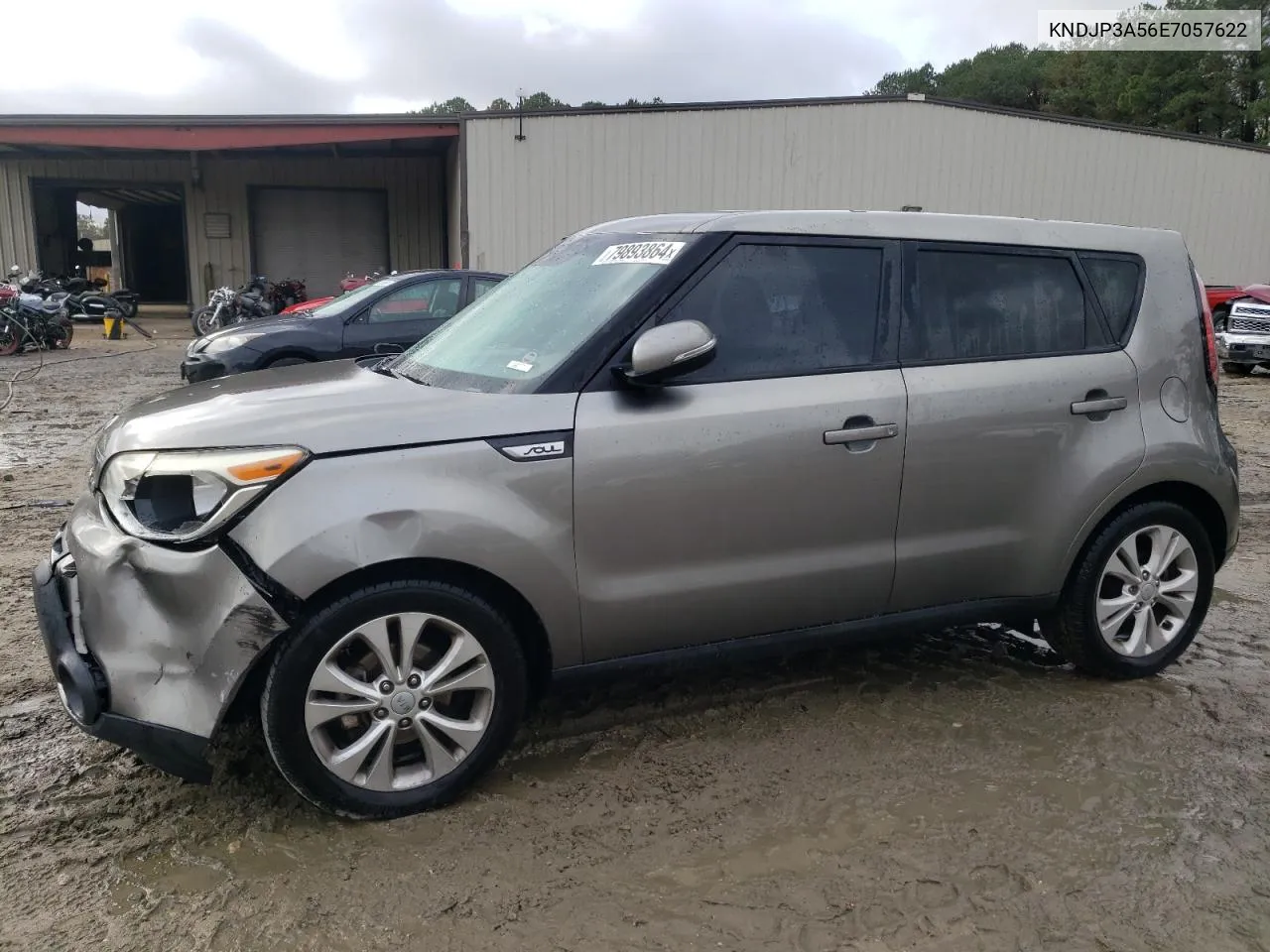 2014 Kia Soul + VIN: KNDJP3A56E7057622 Lot: 79893864