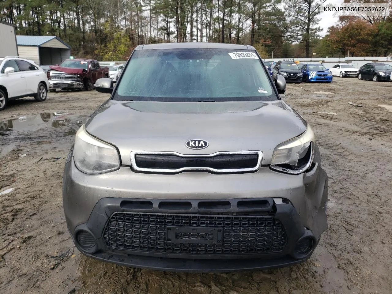 2014 Kia Soul + VIN: KNDJP3A56E7057622 Lot: 79893864