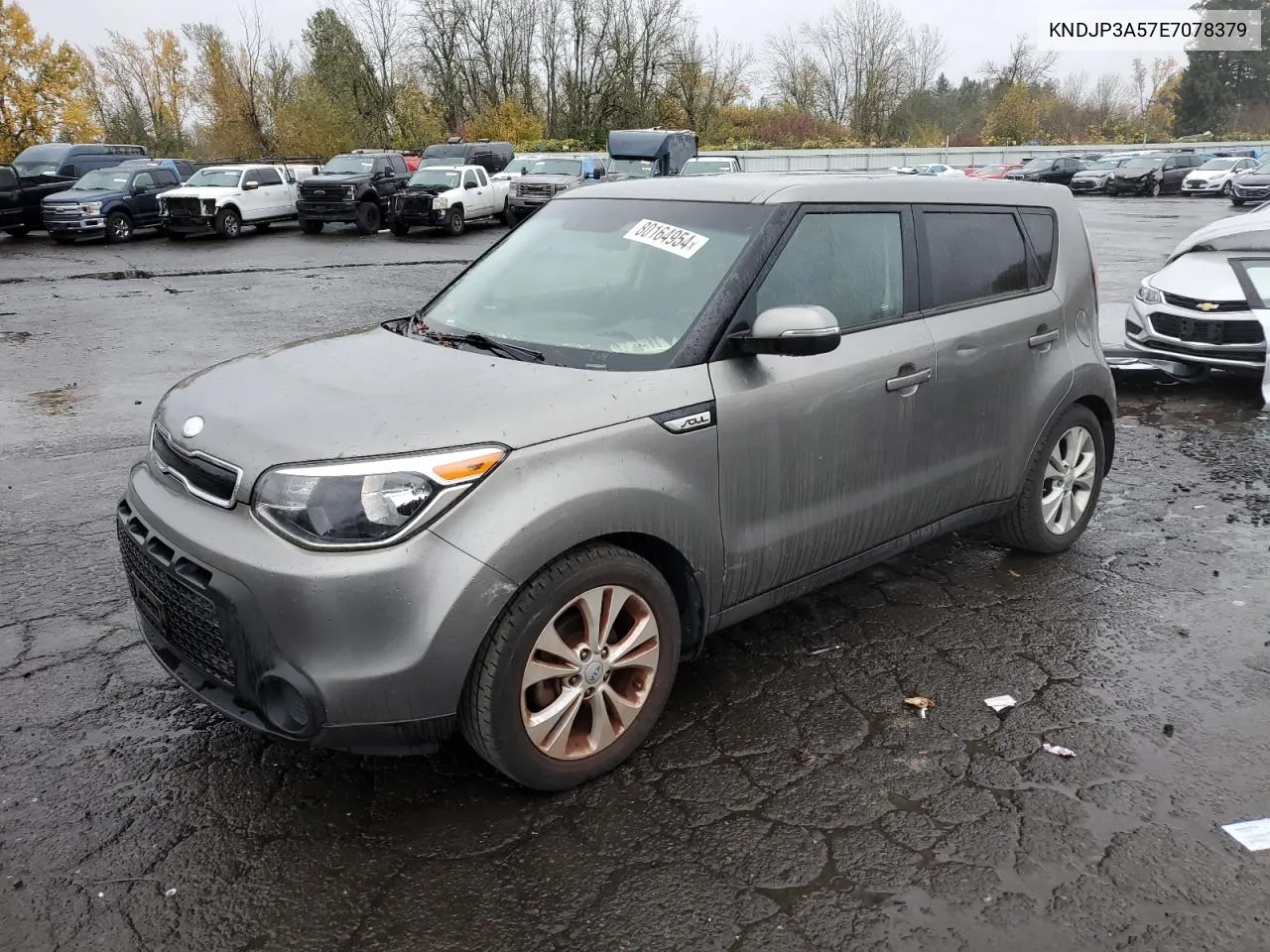 2014 Kia Soul + VIN: KNDJP3A57E7078379 Lot: 80164954