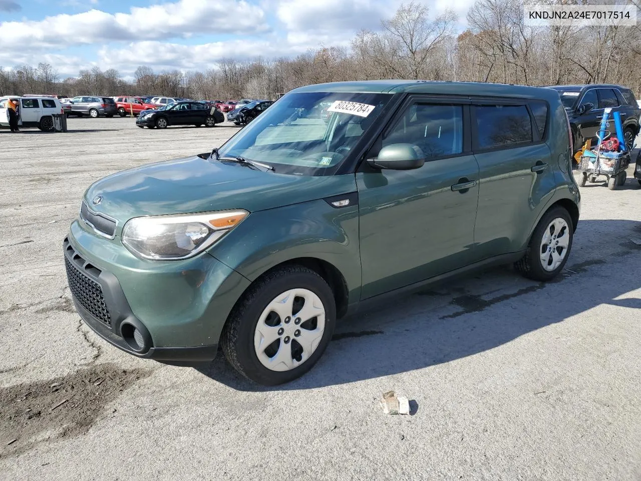 2014 Kia Soul VIN: KNDJN2A24E7017514 Lot: 80325784