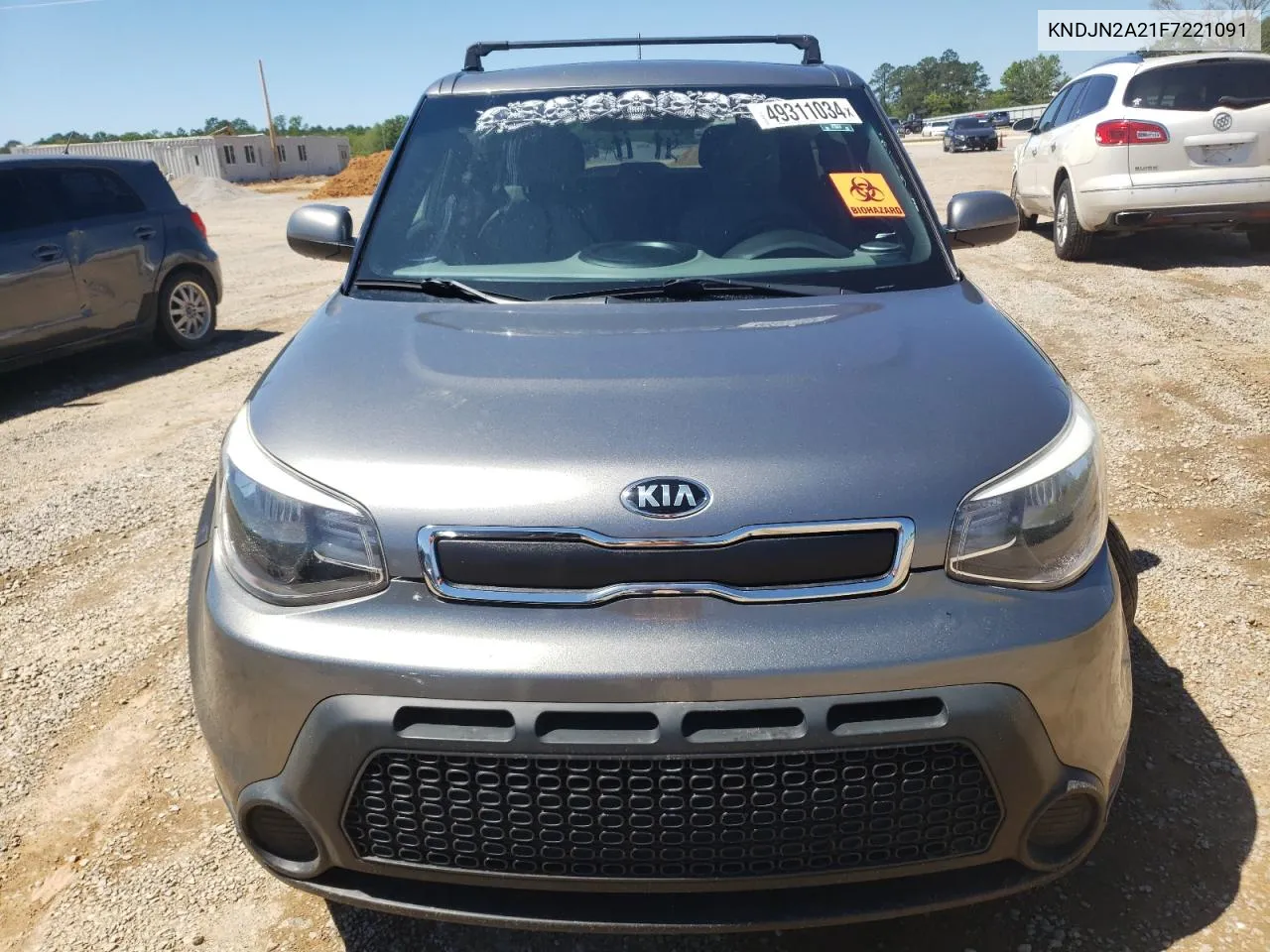 2015 Kia Soul VIN: KNDJN2A21F7221091 Lot: 49311034