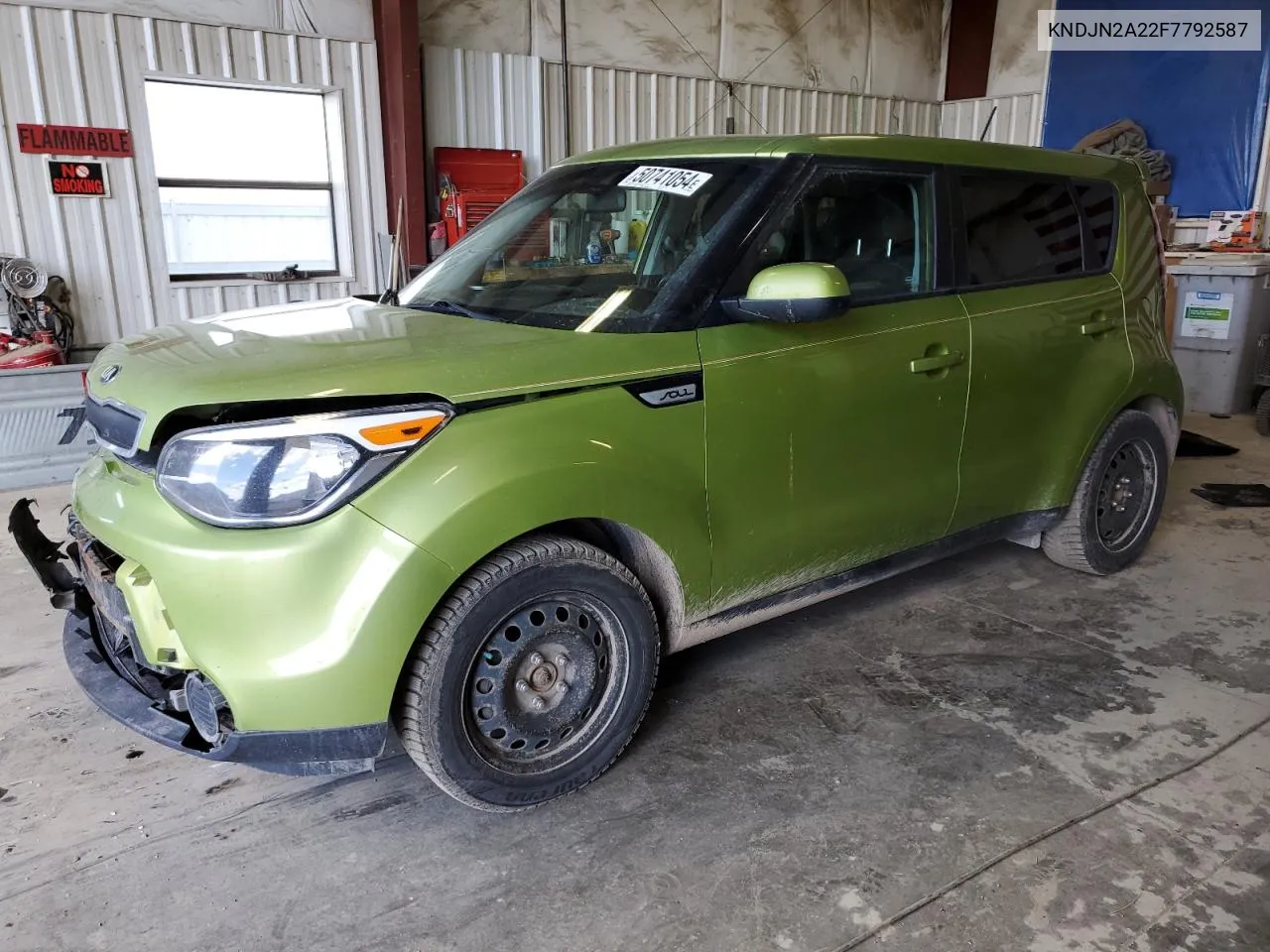 2015 Kia Soul VIN: KNDJN2A22F7792587 Lot: 50741054